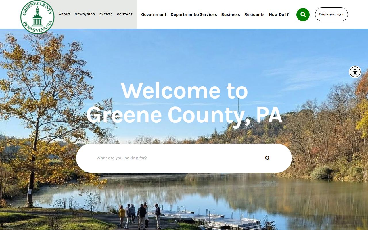 Greene County government website for Greene County civil court records