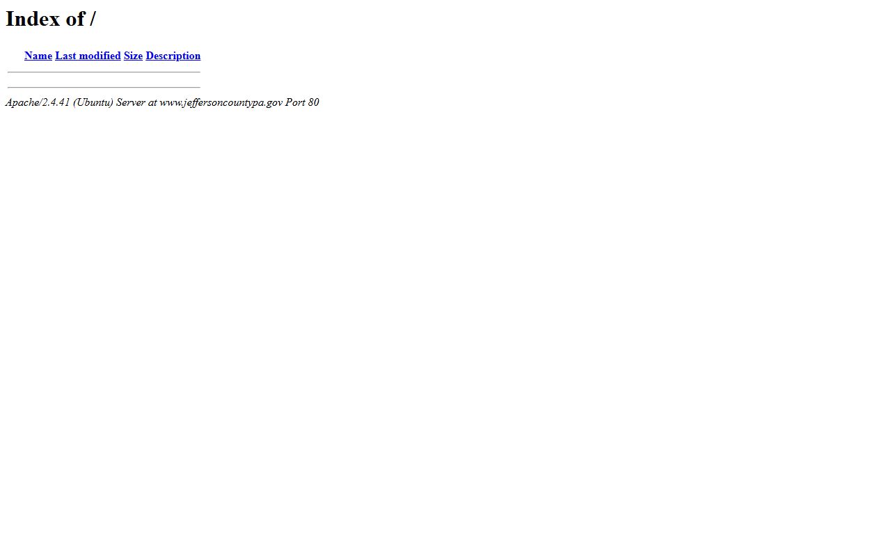 Jefferson County government site for civil court records access
